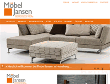 Tablet Screenshot of moebel-jansen.de